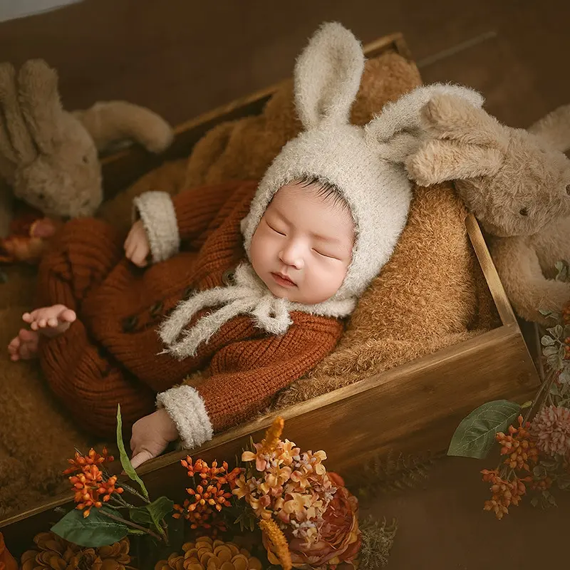 Vintage Bunny Theme Set - Newborn Photography Props - Image 2